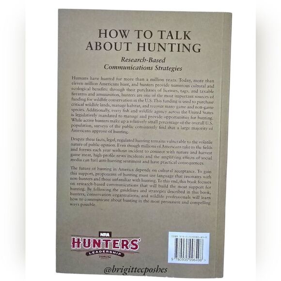 NRA How To Talk About Hunting Paperback - Picture 5 of 6